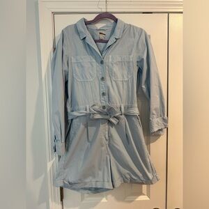 J. Crew light blue jumpsuit